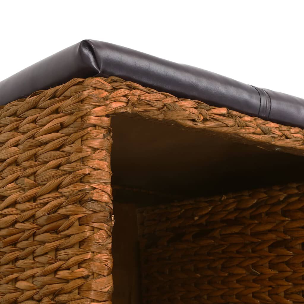 vidaXL Πάγκος με 2 Καλάθια Καφέ 71 x 40 x 42 εκ. από Seagrass
