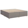 vidaXL &Kappa;&rho;&epsilon;&beta;ά&tau;&iota; Boxspring &mu;&epsilon; &Sigma;&tau;&rho;ώ&mu;&alpha; Taupe 180x200 &epsilon;&kappa;. &Upsilon;&phi;&alpha;&sigma;&mu;ά&tau;&iota;&nu;&omicron;