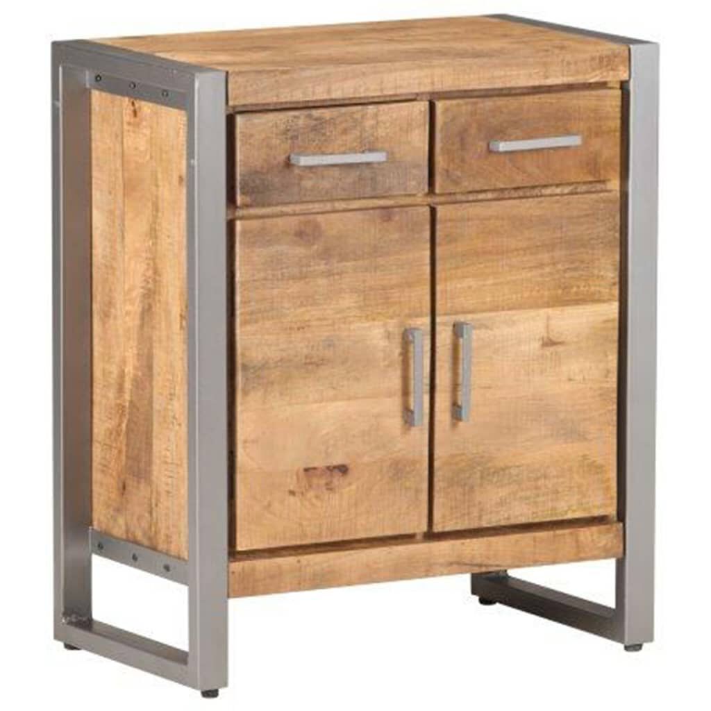 vidaXL Ντουλάπι 60 x 35 x 72 εκ. από Ακατέργαστο Ξύλο Μάνγκο