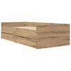 vidaXL &Sigma;&kappa;&epsilon;&lambda;&epsilon;&tau;ό&sigmaf; &Kappa;&rho;&epsilon;&beta;&alpha;&tau;&iota;&omicron;ύ Artisan Oak 90 x 200 cm &Sigma;&tau;&epsilon;&rho;&epsilon;ά &xi;&upsilon;&lambda;&epsilon;ί&alpha; &pi;&epsilon;ύ&kappa;&omicron;&upsilon;
