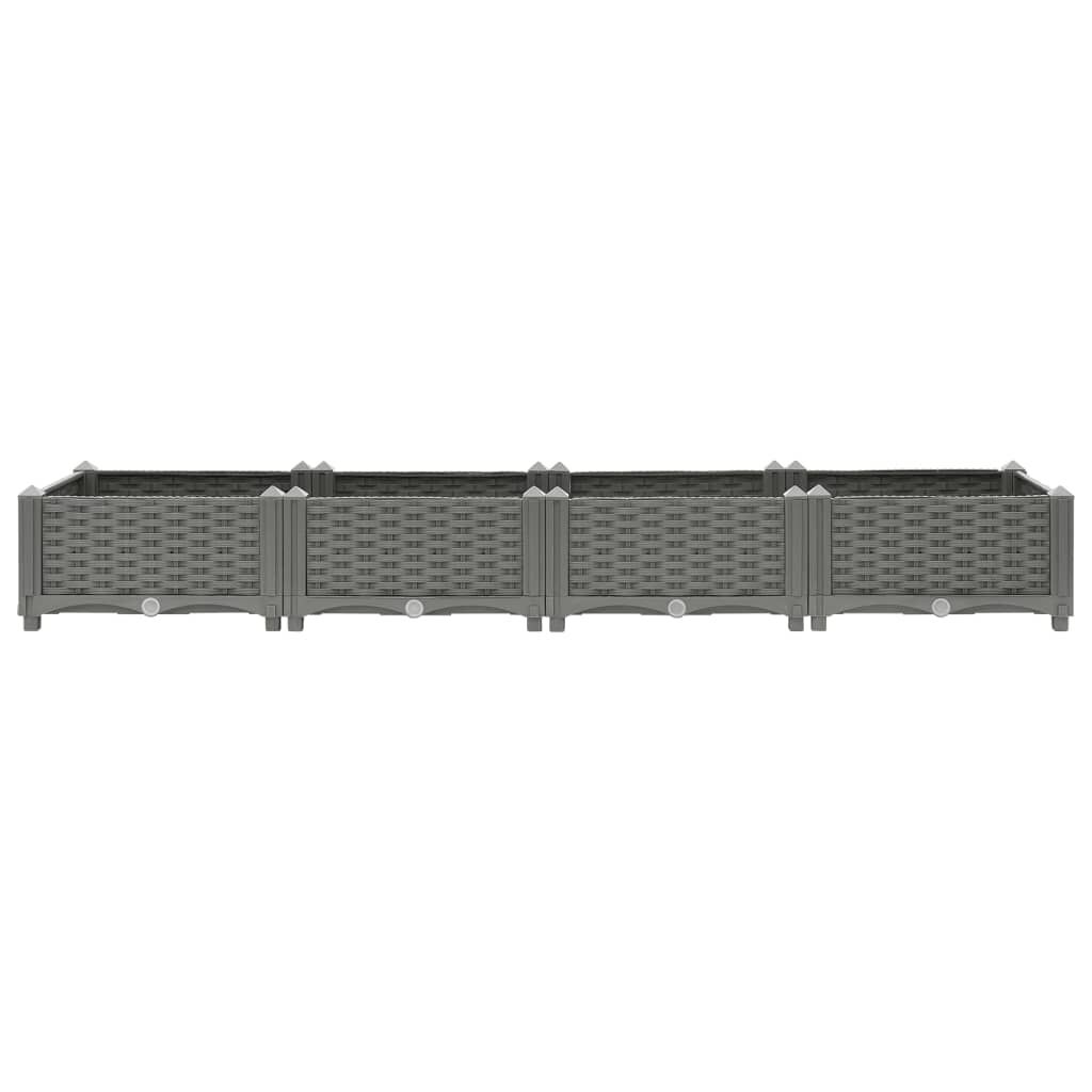 vidaXL Ζαρντινιέρα 160 x 40 x 23 εκ. από Πολυπροπυλένιο