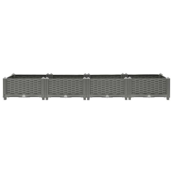 vidaXL Ζαρντινιέρα 160 x 40 x 23 εκ. από Πολυπροπυλένιο