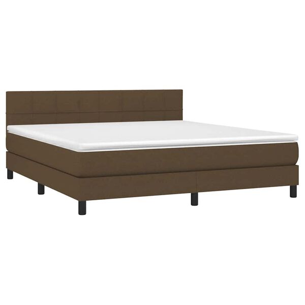 vidaXL &Kappa;&rho;&epsilon;&beta;ά&tau;&iota; Boxspring &mu;&epsilon; &Sigma;&tau;&rho;ώ&mu;&alpha; &Sigma;&kappa;&omicron;ύ&rho;&omicron; &Kappa;&alpha;&phi;έ 160x200 &epsilon;&kappa; &Upsilon;&phi;&alpha;&sigma;&mu;ά&tau;&iota;&nu;&omicron;