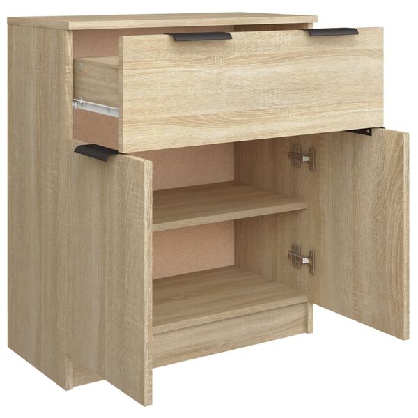 vidaXL Ντουλάπι Sonoma Δρυς 60 x 30 x 70 εκ. από Επεξεργασμένο Ξύλο