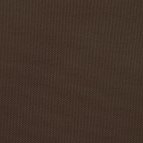 vidaXL Πανί Σκίασης Τρίγωνο Καφέ 3 x 3 x 3 μ. από Ύφασμα Oxford