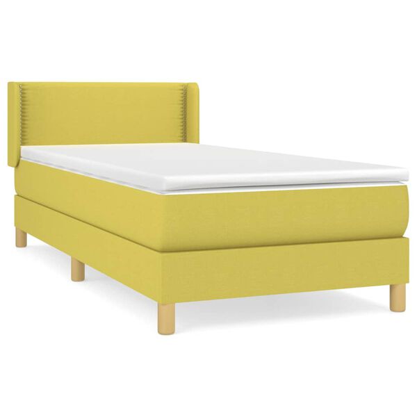 vidaXL &Kappa;&rho;&epsilon;&beta;ά&tau;&iota; Boxspring &mu;&epsilon; &Sigma;&tau;&rho;ώ&mu;&alpha; &Pi;&rho;ά&sigma;&iota;&nu;&omicron; 90x200 &epsilon;&kappa;. &Upsilon;&phi;&alpha;&sigma;&mu;ά&tau;&iota;&nu;&omicron;