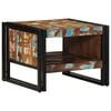 vidaXL Τραπεζάκι σαλονιού πολύχρωμο 50x50x38cm Ξύλο μασίφ αναγεννημένο