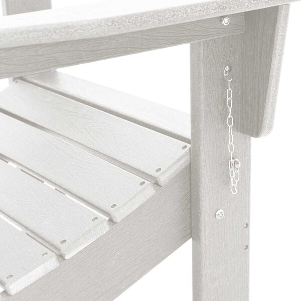 vidaXL Έπιπλα Χαλάρωσης Κήπου 2 pcs Λευκό 74.5 x 80.5 x 90 εκ.