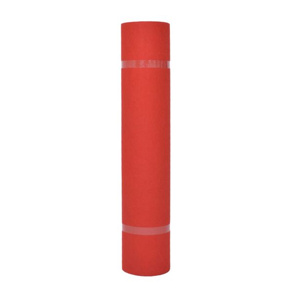vidaXL Μοκέτα Επαγγελματική Απλή Κόκκινη 1 x 24 μ.