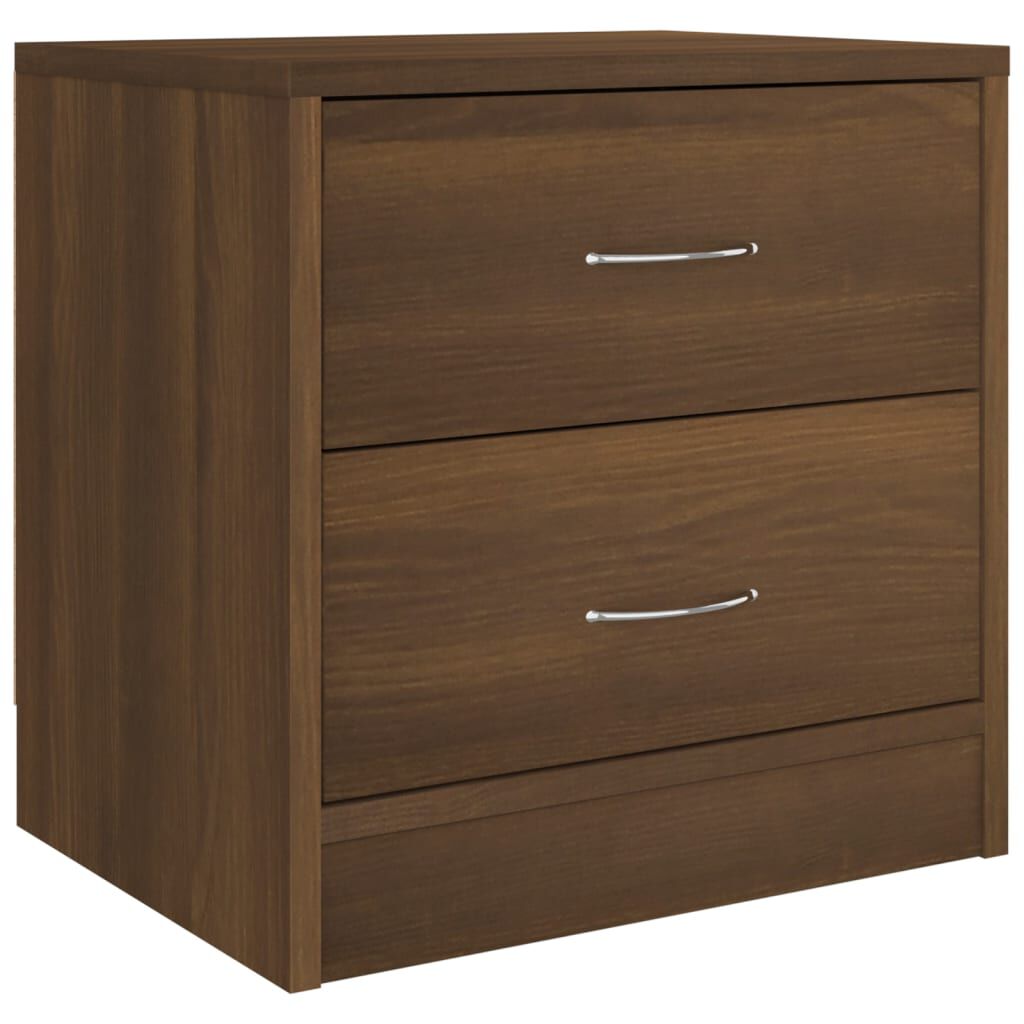 vidaXL Κομοδίνο Χρώμα Καφέ Δρυς 40 x 30 x 40 εκ. Επεξεργασμένο Ξύλο