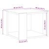 vidaXL Τραπεζάκι σαλονιού Artisan Oak 40x40x30 cm Κατασκευασμένο ξύλο