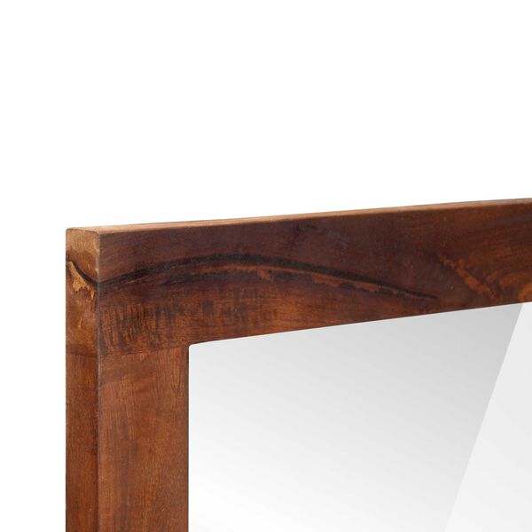 vidaXL Καθρέφτης με καθρέφτη Καφέ, ασημένιο 50 x 2.5 x 70 εκ