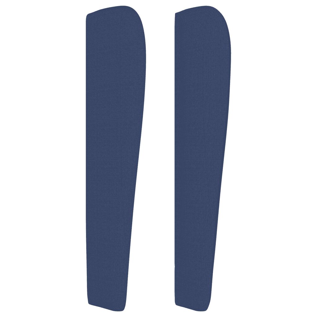 vidaXL Κρεβάτι Boxspring με Στρώμα Μπλε 100 x 200 εκ. Υφασμάτινο