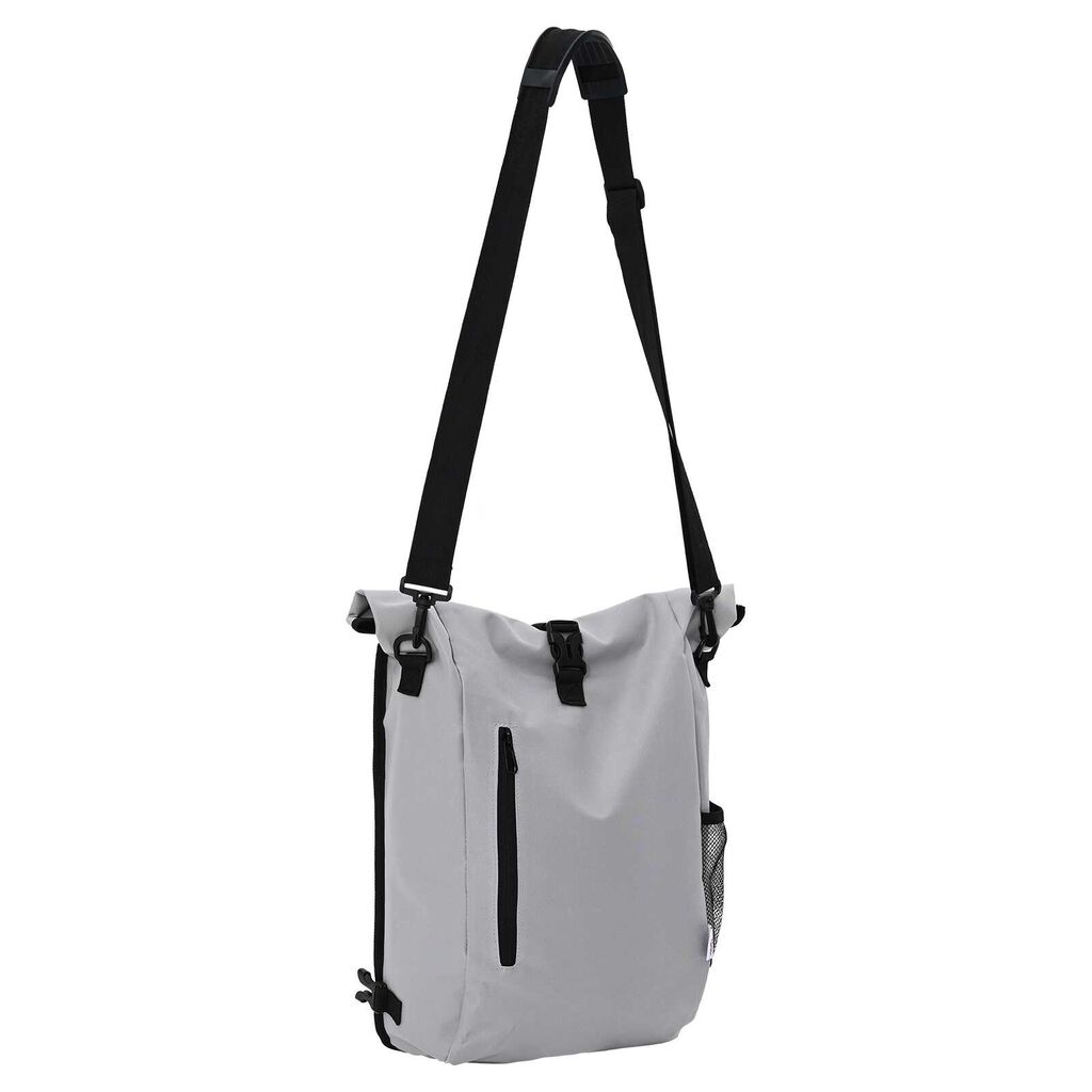 vidaXL Τσάντα Ποδηλάτου για Ράγες 20 L Γκρι 31x13x58 εκ.