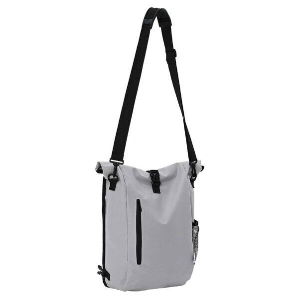vidaXL Τσάντα Ποδηλάτου για Ράγες 20 L Γκρι 31x13x58 εκ.