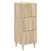vidaXL &Nu;&tau;&omicron;&upsilon;&lambda;ά&pi;&iota; &mu;&epsilon; &Sigma;&upsilon;&rho;&tau;ά&rho;&iota;&alpha; Sonoma &Delta;&rho;&upsilon;&sigmaf; 33 x 34,5 x 90 &epsilon;&kappa;