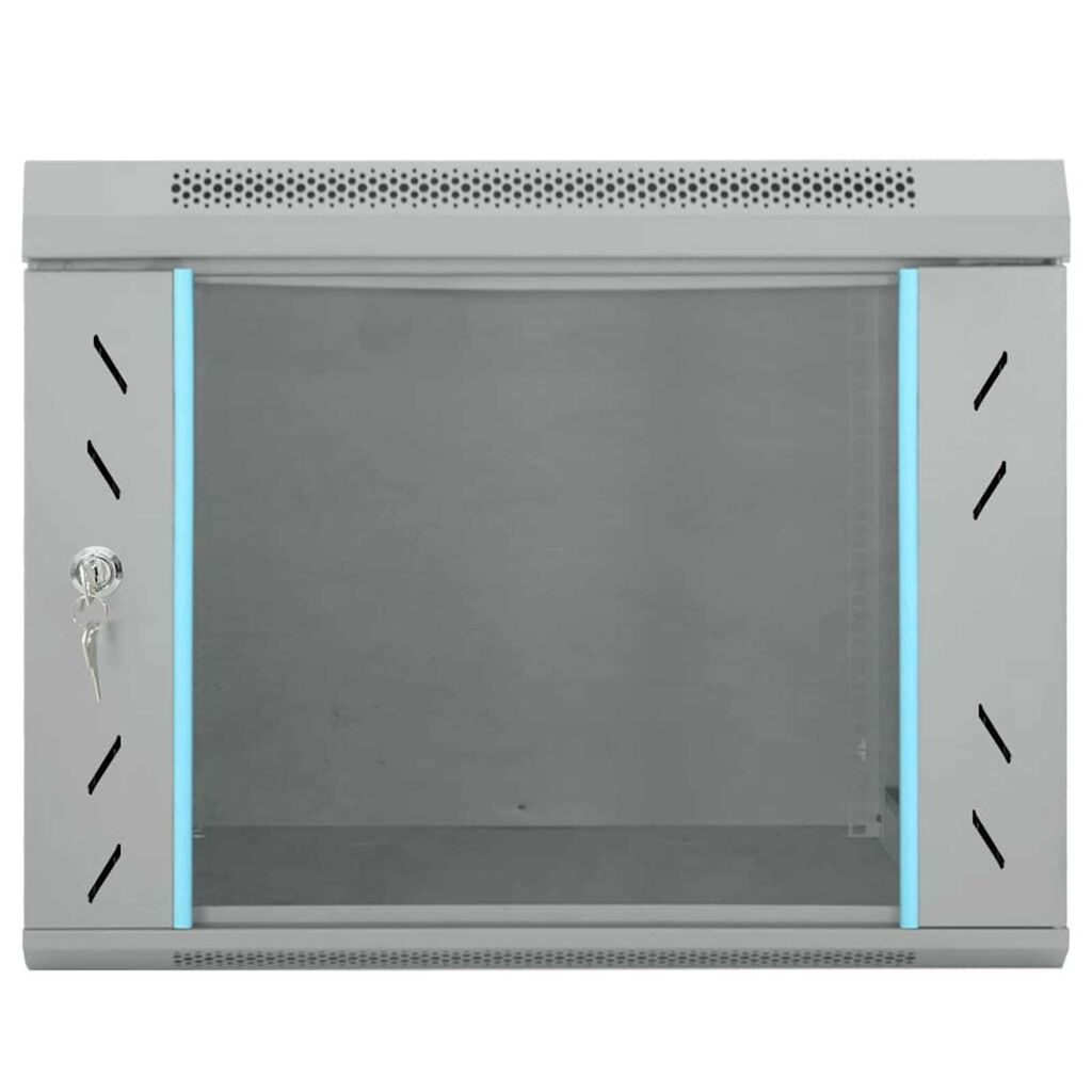 vidaXL Ντουλάπα δικτύου με αποθήκευση Γκρι 53 x 60 x 45 εκ Ατσάλι