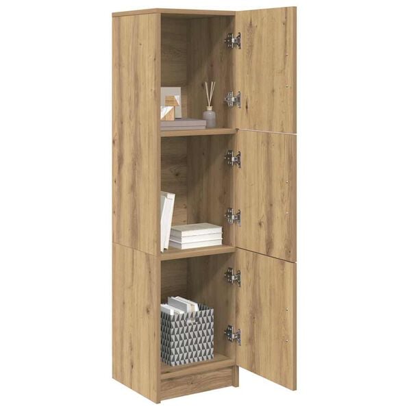 vidaXL Highboard Artisan Oak 31.5 x 32 x 122.5 &epsilon;&kappa;