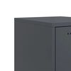 vidaXL Κομοδίνο Ανθρακί 36 x 39 x 43,5 εκ. από Χάλυβα