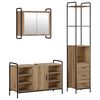 vidaXL &Sigma;&epsilon;&tau; &Nu;&tau;&omicron;&upsilon;&lambda;&alpha;&pi;&iota;ώ&nu; &Mu;&pi;ά&nu;&iota;&omicron;&upsilon; 3 &tau;&mu;&chi;. Artisan &Delta;&rho;&upsilon;&sigmaf; 40 x 36 x 200,5 &epsilon;&kappa;