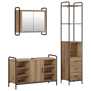 vidaXL &Sigma;&epsilon;&tau; &Nu;&tau;&omicron;&upsilon;&lambda;&alpha;&pi;&iota;ώ&nu; &Mu;&pi;ά&nu;&iota;&omicron;&upsilon; 3 &tau;&mu;&chi;. Artisan &Delta;&rho;&upsilon;&sigmaf; 40 x 36 x 200,5 &epsilon;&kappa;