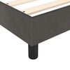 vidaXL Κρεβάτι Boxspring με Στρώμα Σκούρο Γκρι 160x200 εκ. Βελούδινο