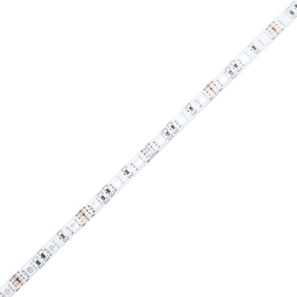 vidaXL Κομοδίνο με Φώτα LED Λευκό 70 x 36 x 40,5 εκ.