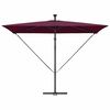 vidaXL Ομπρέλα Cantilever Banana Μπορντό 294 x 200 x 254 εκ.