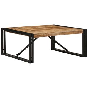 vidaXL &Tau;&rho;&alpha;&pi;&epsilon;&zeta;ά&kappa;&iota; &sigma;&alpha;&lambda;&omicron;&nu;&iota;&omicron;ύ 80x80x35 cm &Sigma;&tau;&epsilon;&rho;&epsilon;ό &alpha;&kappa;&alpha;&tau;έ&rho;&gamma;&alpha;&sigma;&tau;&omicron; &xi;ύ&lambda;&omicron; Mango