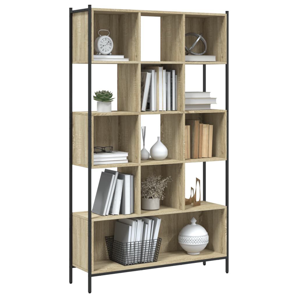 vidaXL Βιβλιοθήκη Sonoma Δρυς 102 x 28 x 172εκ. από Επεξεργασμένο Ξύλο
