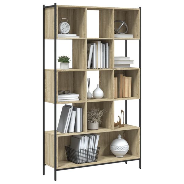 vidaXL Βιβλιοθήκη Sonoma Δρυς 102 x 28 x 172εκ. από Επεξεργασμένο Ξύλο