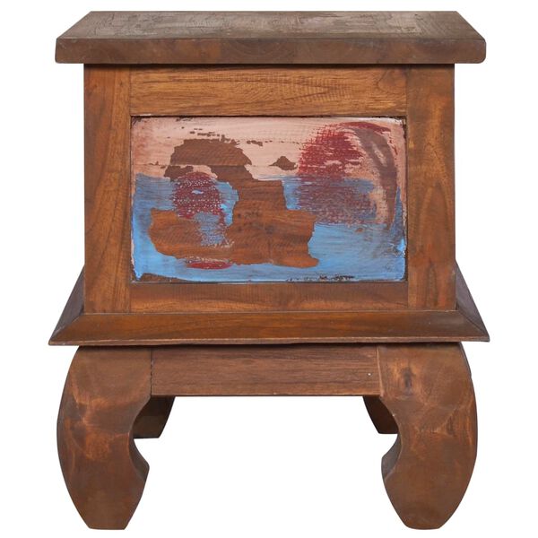 vidaXL Κομοδίνο 45 x 35 x 40 εκ. από Ανακυκλωμένο Ξύλο Teak