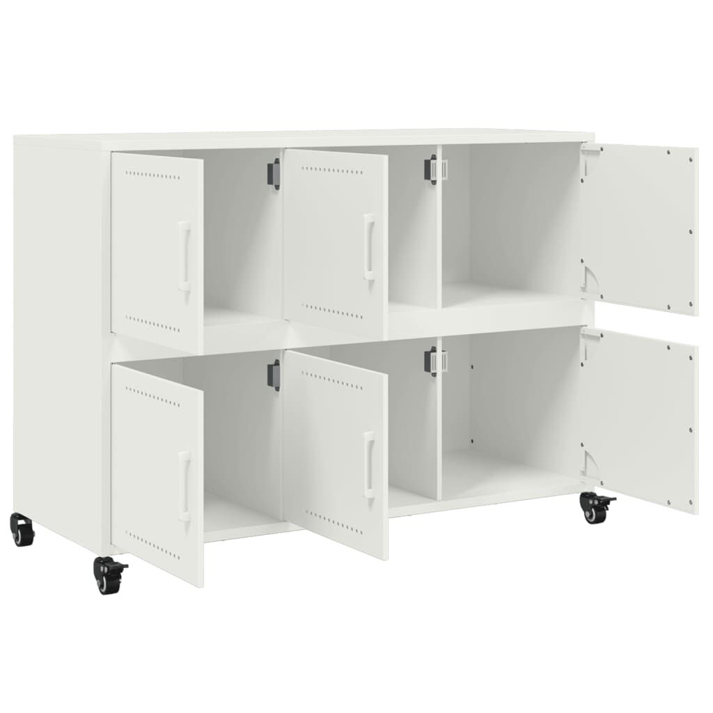 vidaXL Ντουλάπι Ροζ 100,5x39x72 εκ. από Χάλυβα