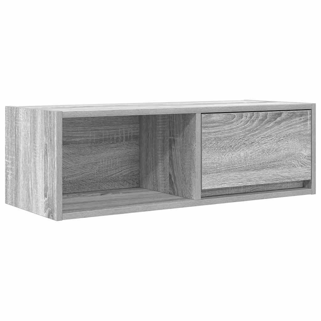 vidaXL Έπιπλο Τηλεόρασης Γκρι Sonoma 80x31x25,5 εκ. Επεξεργασμένο Ξύλο