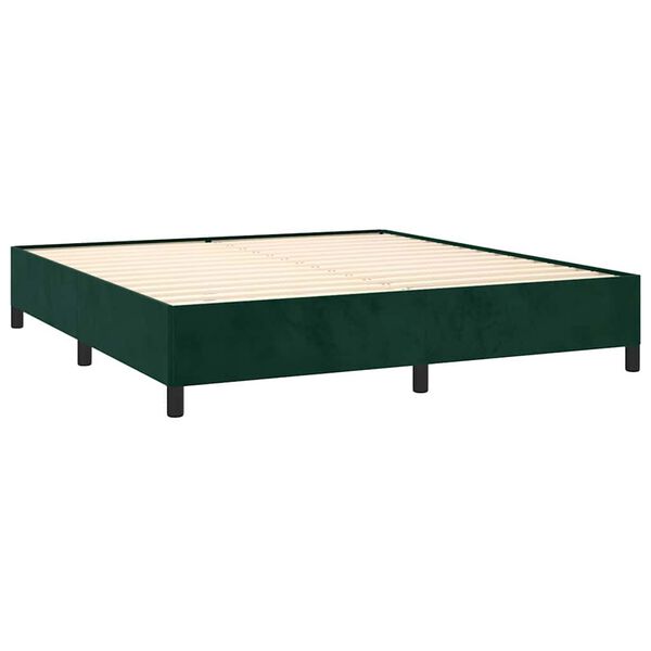 vidaXL &Kappa;&rho;&epsilon;&beta;ά&tau;&iota; Boxspring &mu;&epsilon; &Sigma;&tau;&rho;ώ&mu;&alpha; &Sigma;&kappa;&omicron;ύ&rho;&omicron; &Pi;&rho;ά&sigma;&iota;&nu;&omicron; 180x200&epsilon;&kappa;. &Beta;&epsilon;&lambda;&omicron;ύ&delta;&iota;&nu;&omicron;