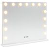 vidaXL &Kappa;&alpha;&theta;&rho;έ&phi;&tau;&eta;&sigmaf; Vanity LED &Lambda;&epsilon;&upsilon;&kappa;ό 58 x 10 x 47 &epsilon;&kappa; &Gamma;&upsilon;&alpha;&lambda;ί &kappa;&alpha;&iota; &Chi;ά&lambda;&upsilon;&beta;&alpha;&sigmaf;