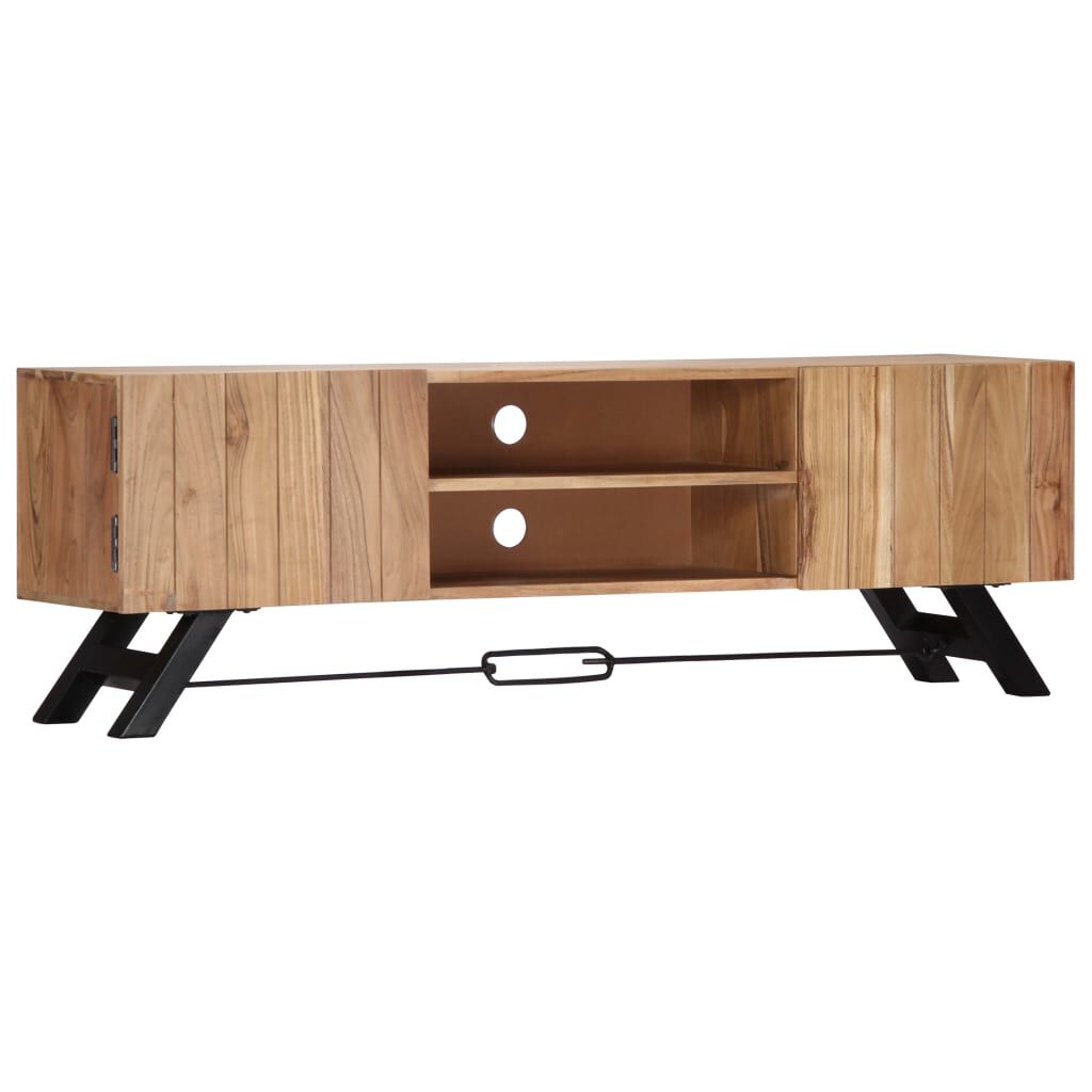 vidaXL Έπιπλο Τηλεόρασης 140 x 30 x 45 εκ. από Μασίφ Ξύλο Ακακίας