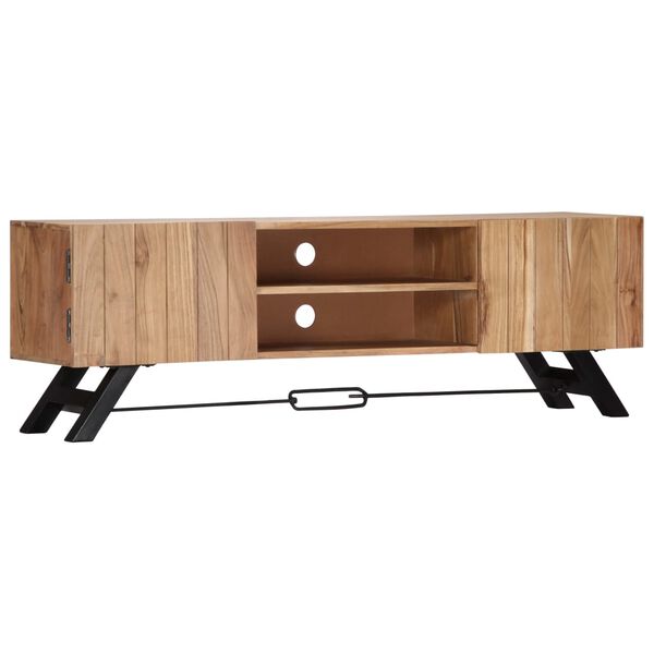 vidaXL Έπιπλο Τηλεόρασης 140 x 30 x 45 εκ. από Μασίφ Ξύλο Ακακίας