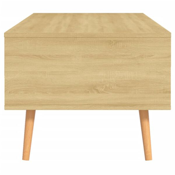 vidaXL Τραπεζάκι Σαλονιού Sonoma Δρυς 100x49,5x43 εκ. Επεξεργ. Ξύλο