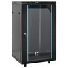 vidaXL &Kappa;&alpha;&mu;&pi;ί&nu;&alpha; &Delta;&iota;&kappa;&tau;ύ&omicron;&upsilon; 18U 19" IP20 &Mu;&alpha;ύ&rho;&eta; 60x60x100 &epsilon;&kappa;.