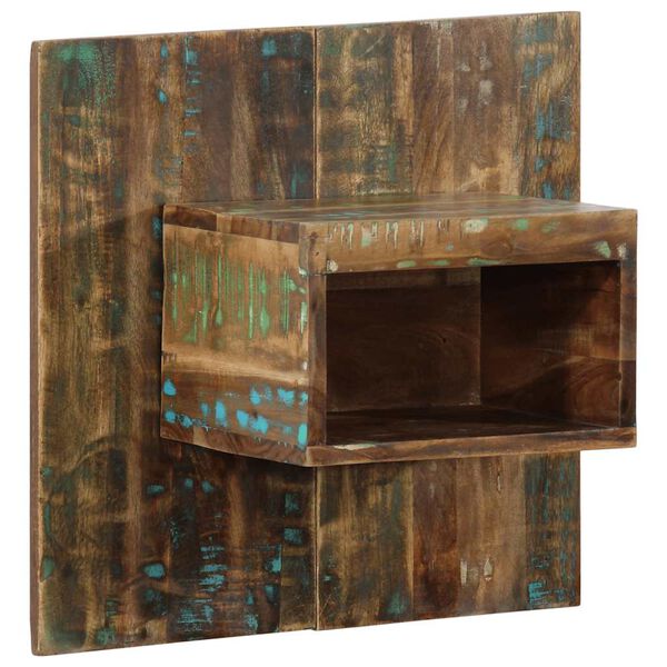 vidaXL Κομοδίνο Πολύχρωμο ντουλάπι 50x27x50cm Στερεό ξύλο αναγεννημένο