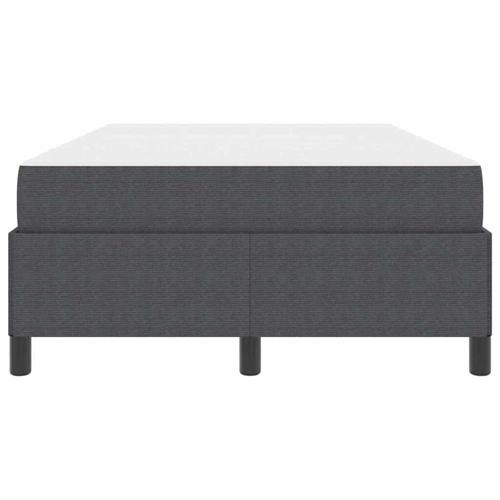 vidaXL Σκελετός Κρεβατιού Σκούρο γκρι 120 x 200 cm Βελούδο