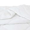 vidaXL Κουβέρτες & Παπλώματα Λευκό 200 x 200 cm Μικροΐνες