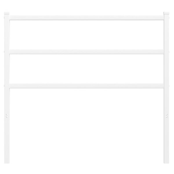 vidaXL Κεφαλάρι Λευκό 100 εκ. Μεταλλικό