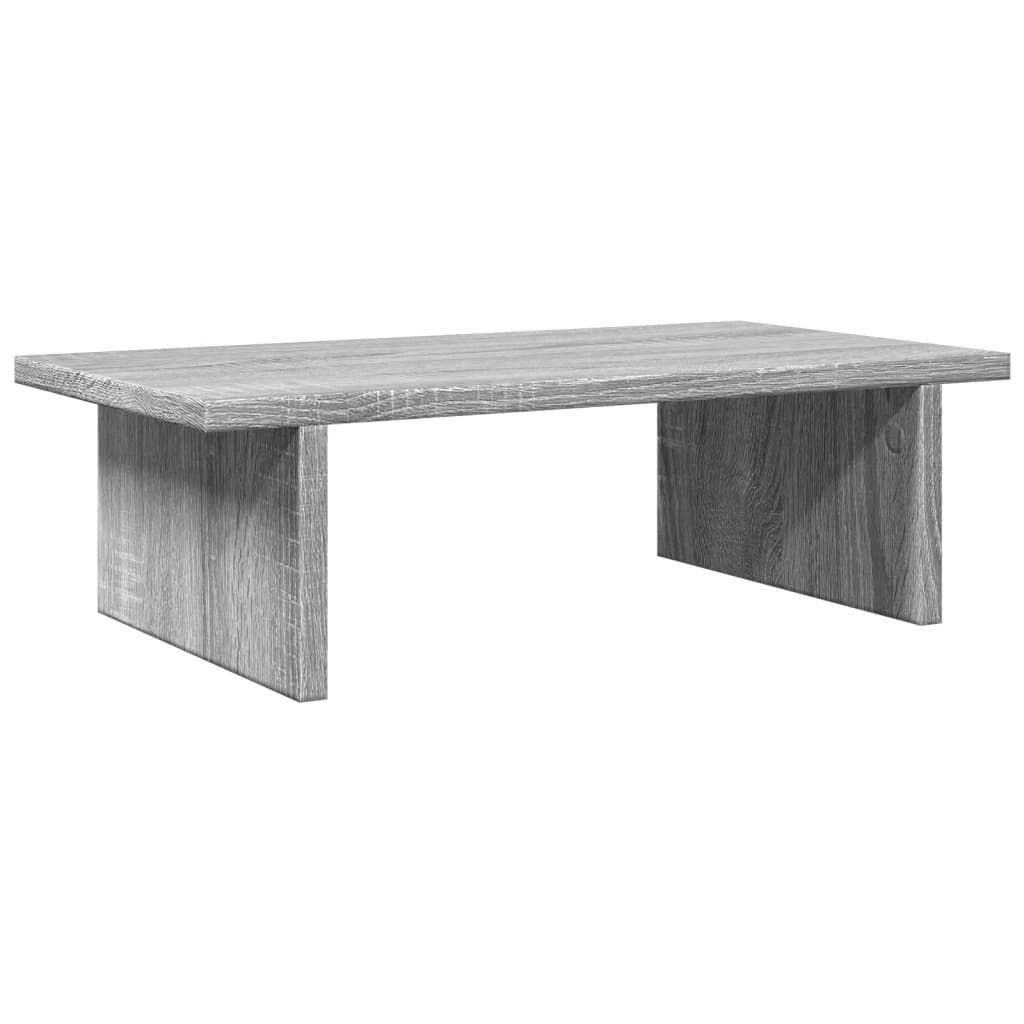 vidaXL Βάση Οθόνης Γκρι Sonoma 50x27x15 εκ. από Επεξεργασμένο Ξύλο