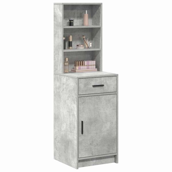 vidaXL Highboard &Sigma;&kappa;&upsilon;&rho;ό&delta;&epsilon;&mu;&alpha; &Gamma;&kappa;&rho;&iota; 40 x 40,5 x 135 &epsilon;&kappa;. &Epsilon;&pi;&epsilon;&xi;&epsilon;&rho;&gamma;&alpha;&sigma;&mu;έ&nu;&omicron; &xi;ύ&lambda;&omicron;