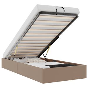 vidaXL Οθωμανικό κρεβάτι χωρίς στρώμα Cappucino 80x200 cm Faux Leather