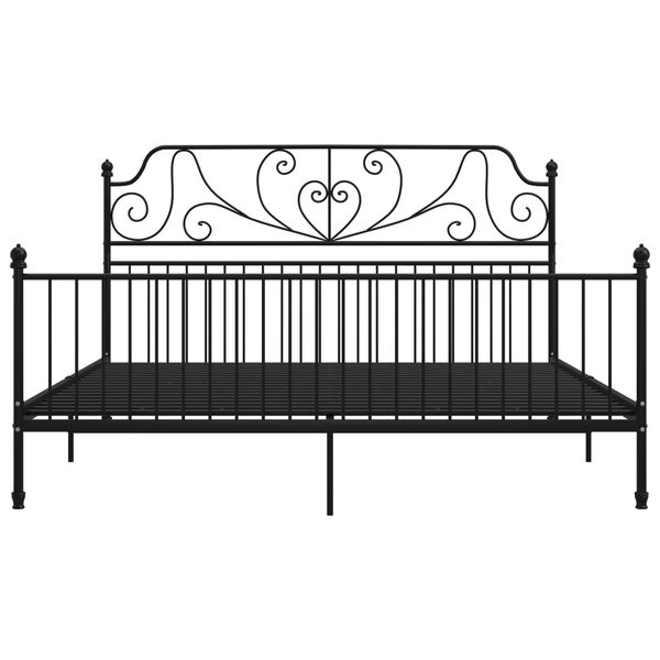 vidaXL &Pi;&lambda;&alpha;ί&sigma;&iota;&omicron; &Kappa;&rho;&epsilon;&beta;&alpha;&tau;&iota;&omicron;ύ &Mu;&alpha;ύ&rho;&omicron; 180 x 200 &epsilon;&kappa;. &Mu;έ&tau;&alpha;&lambda;&lambda;&omicron;