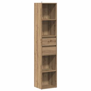 vidaXL &Nu;&tau;&omicron;&upsilon;&lambda;ά&pi;&iota; &beta;&iota;&beta;&lambda;ί&omega;&nu; Artisan Oak 36x30x171 cm &Kappa;&alpha;&tau;&alpha;&sigma;&kappa;&epsilon;&upsilon;&alpha;&sigma;&mu;έ&nu;&omicron; &xi;ύ&lambda;&omicron;