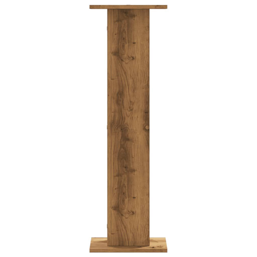 vidaXL Βάσεις Φυτών 2 τεμ. Αρτισιανή Δρυς 30x30x95 εκ. Επεξ. Ξύλο
